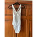 NWT Andie Women's The Tulum Open Strappy Back One Piece Swimsuit White Size S