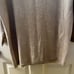 Pas de Calais Wool Blend Textured Long Sleeve Sweater Top Taupe Women's SZ 34 XS