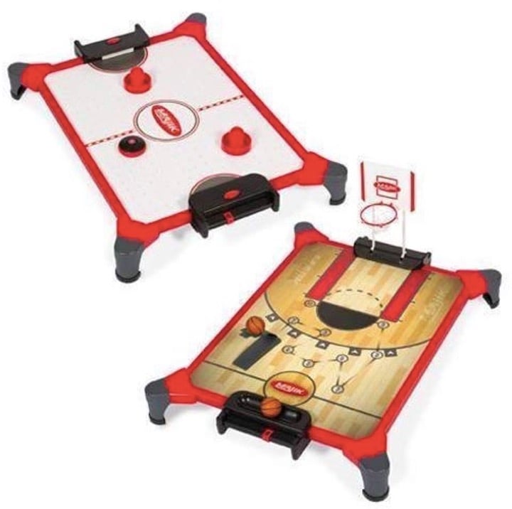 Majik 2-in-1 Flipperz HOVER PUCK HOCKEY / FLING BASKETBALL NEW - 2 GREAT GAMES