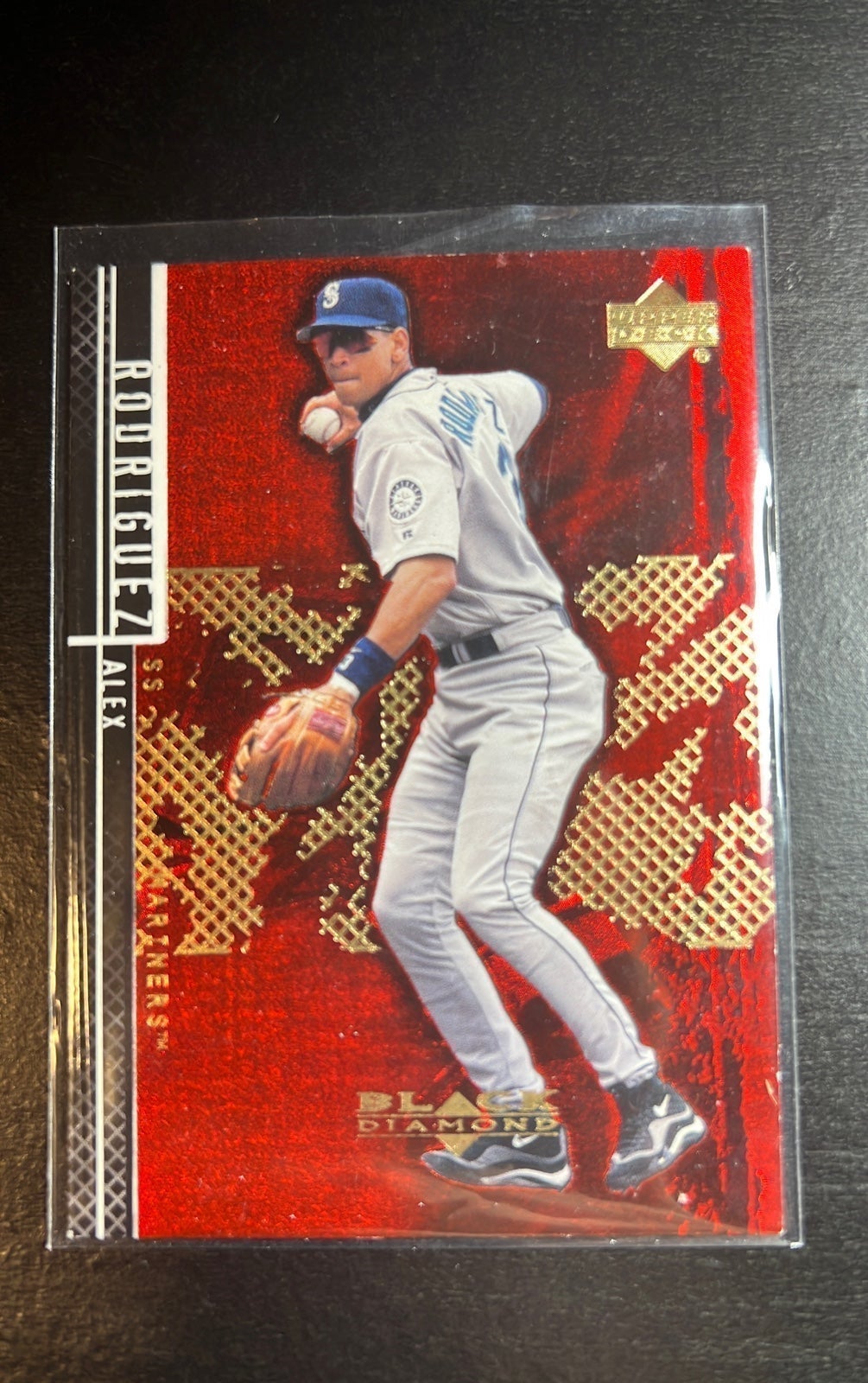 YEAR 2000 RARE ALEX RODRIGUEZ BLACK DIAMOND SUPER RARE ERROR CARD