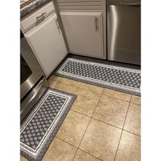 2 Piece Set Vintage Kitchen Mats