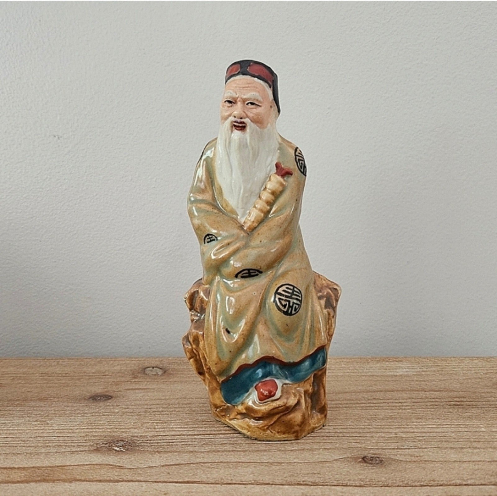 Vintage Asian Tao Teacher Figurine