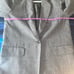 Harve Bernard gray plaid suit jacket