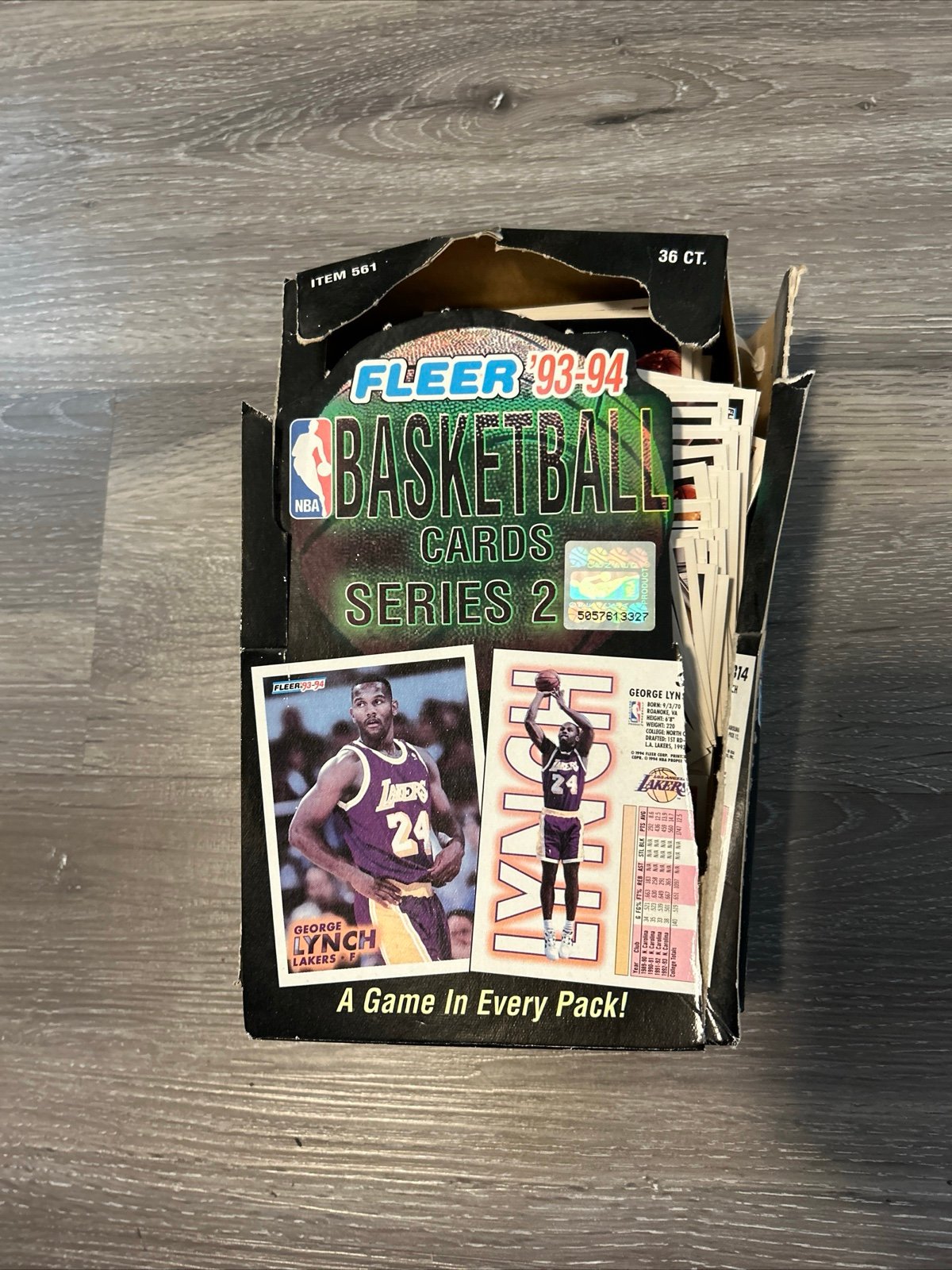 1993-94 Fleer Basketball Series 2 OPENED Box (36 Packs) Michael Jordan!