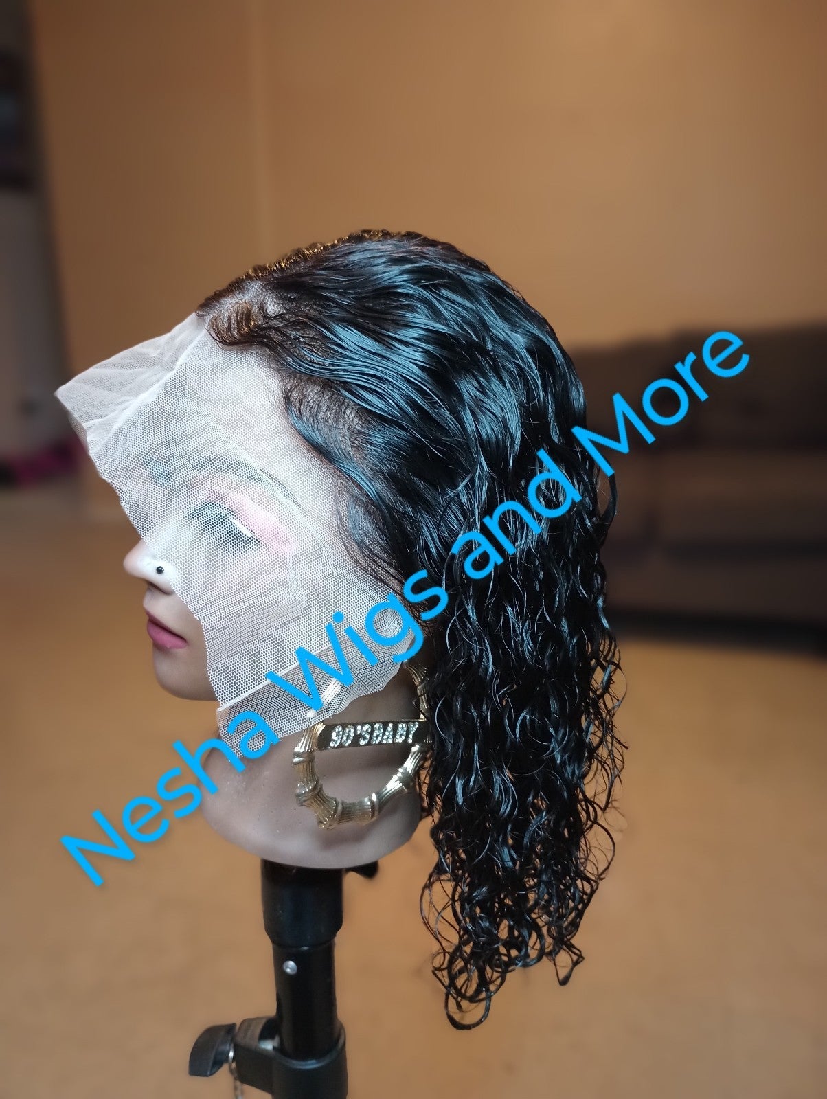 14in Deep Wave Curly lacefront wig