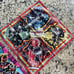 Rare kamen rider handkerchief Japan Anime 2 Piece NWOT