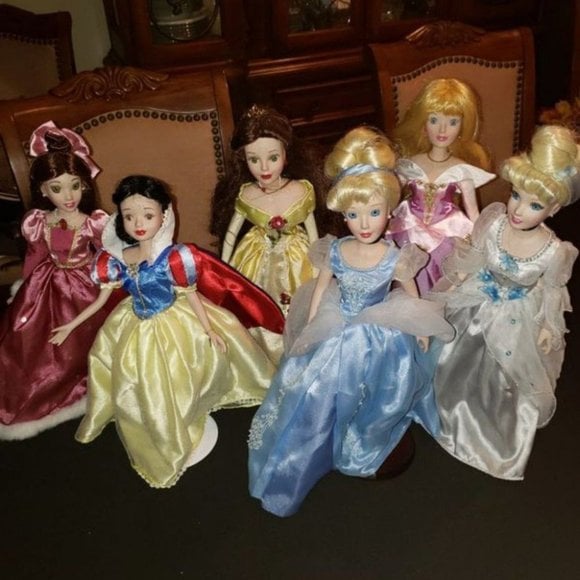 Porcelain Disney Princess Doll collection