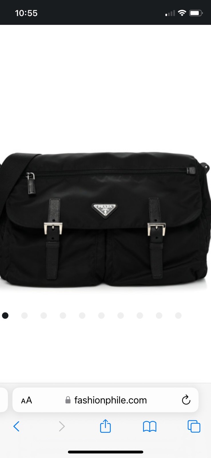 Prada large messenger