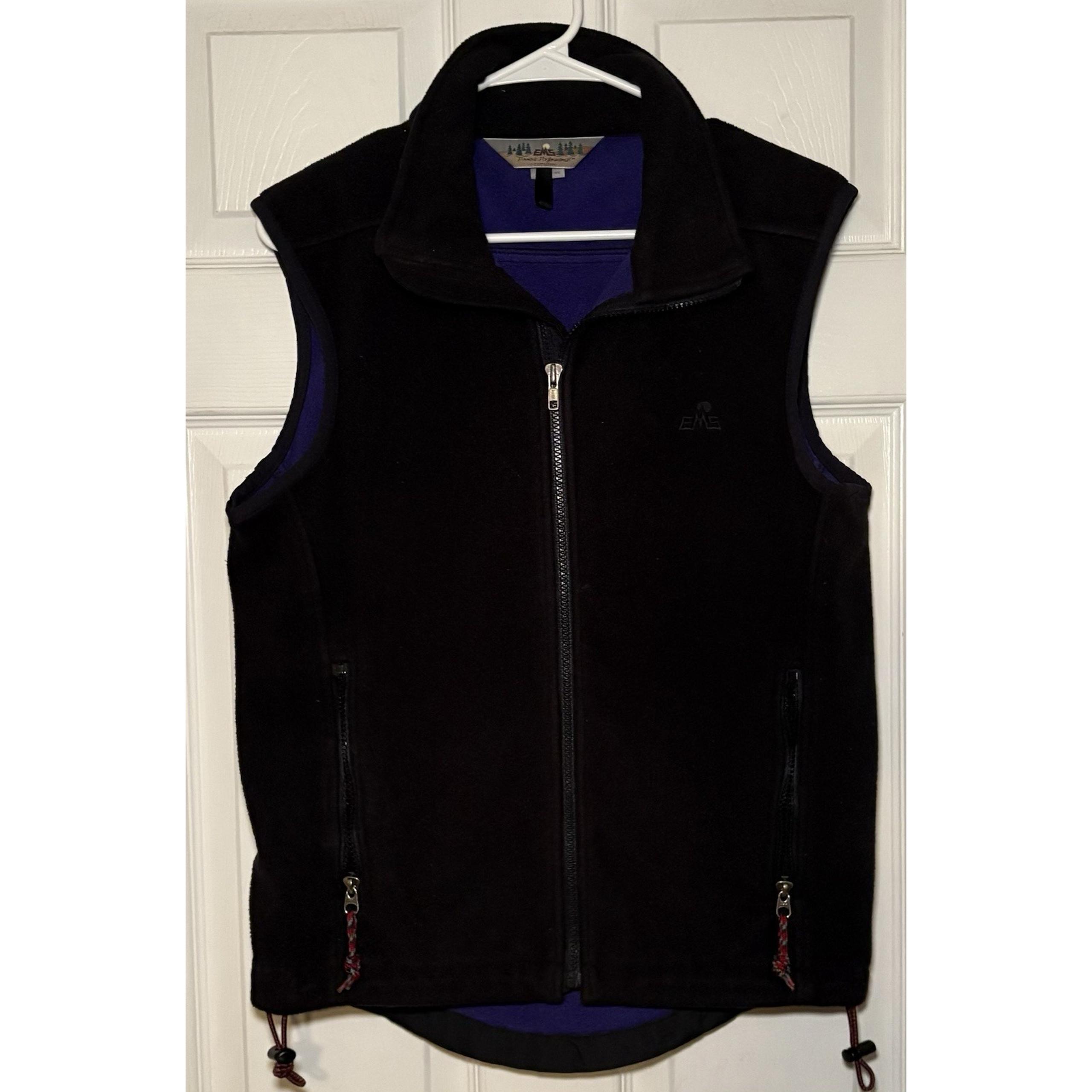 EMS Eastern Mountain Sports Vest Womens Small Black Power Vest Outdoor Hiking *
