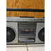 Goldstar TSR-571 Stereo Radio Cassette Recorder WORKS Vintage Silver Boombox