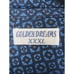 Golden Dreams Vintage 70s Mens Blue Abstract Button Up Short Sleeve Shirt