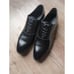 Bally Lancy Lizzar Leather Cap Toe Oxford Dress Shoes Mens 10 Black Leather 700
