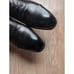 Bally Lancy Lizzar Leather Cap Toe Oxford Dress Shoes Mens 10 Black Leather 700