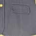 Lauren Ralph Lauren Blazer Knit Sweater Navy Crest Gold Buttons Cotton Blend M