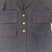 Lauren Ralph Lauren Blazer Knit Sweater Navy Crest Gold Buttons Cotton Blend M