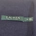 Lauren Ralph Lauren Blazer Knit Sweater Navy Crest Gold Buttons Cotton Blend M