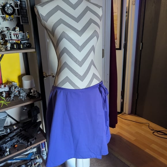 GF Collective Iris Purple Side Tie Skort XXL
