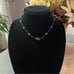 925 Sterling Silver Pearls & Polished Stone Necklace