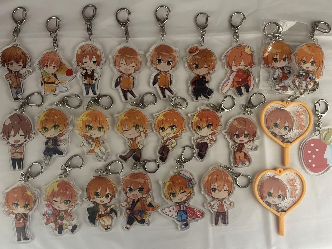 Gel Acrylic Keychain 25 pieces