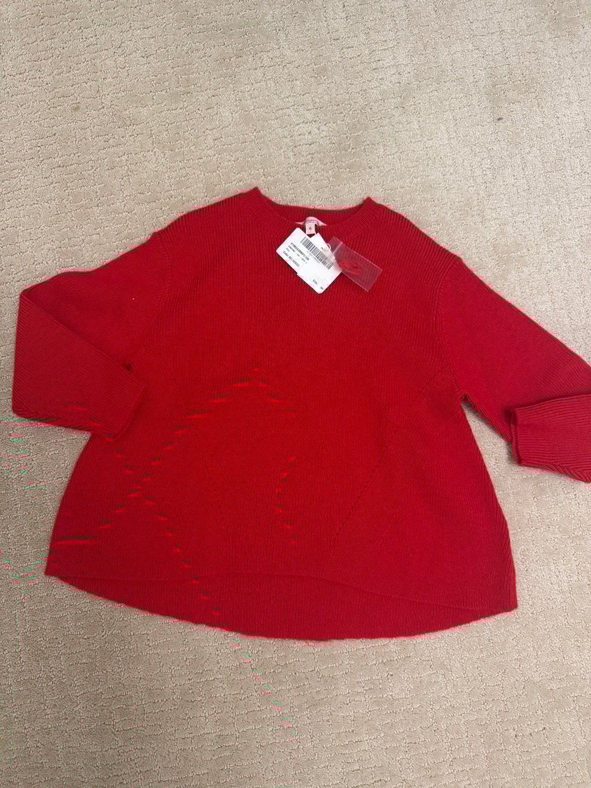 Bonpoint Red Cashmere Sweater in size 6