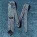 Ermenegildo Zegna Tie 100% Silk Geometric Metallic Sheen Quiet Luxury