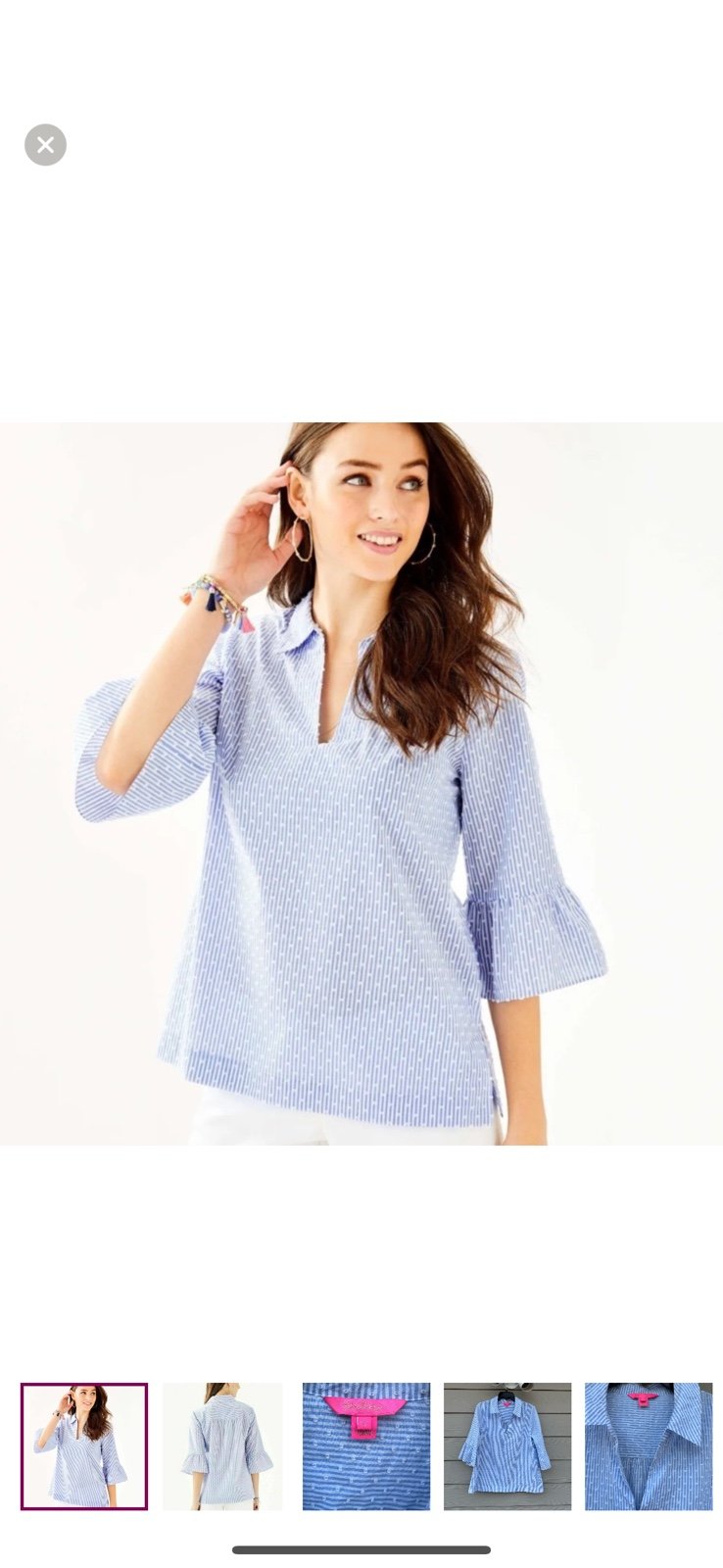 Shirt Lilly Pulitzer Ginger Cotton