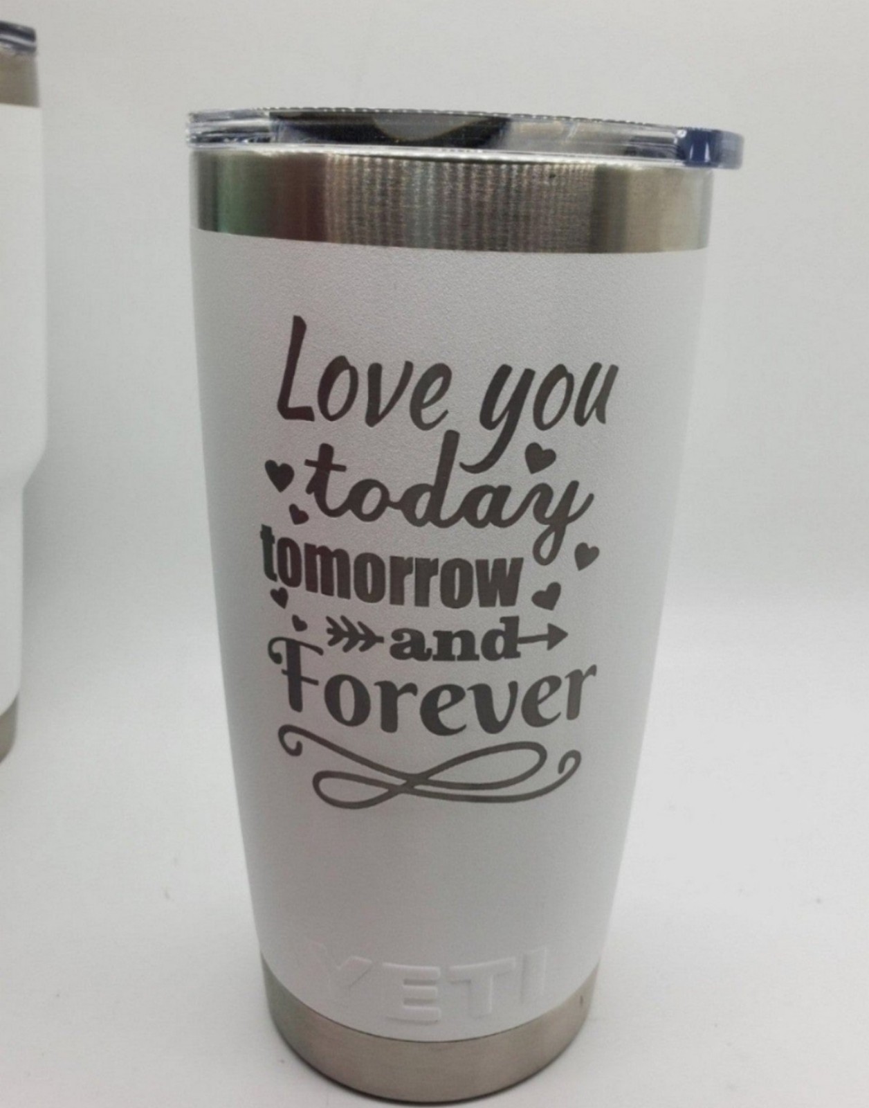 Laser engraved yeti tumbler 20oz (love......).
