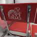 2 Vintage University of Maryland Terrapins Folding Bleacher Stadium Seat Cushion