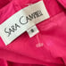 Sara Campbell Vintage 1980s Pink Silk Halter Midi Dress| Size 8