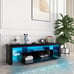 NEW Modern LED TV Stand for up to 75 inch TV, High Glossy Entertainment Center