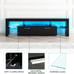 NEW Modern LED TV Stand for up to 75 inch TV, High Glossy Entertainment Center