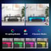 NEW Modern LED TV Stand for up to 75 inch TV, High Glossy Entertainment Center