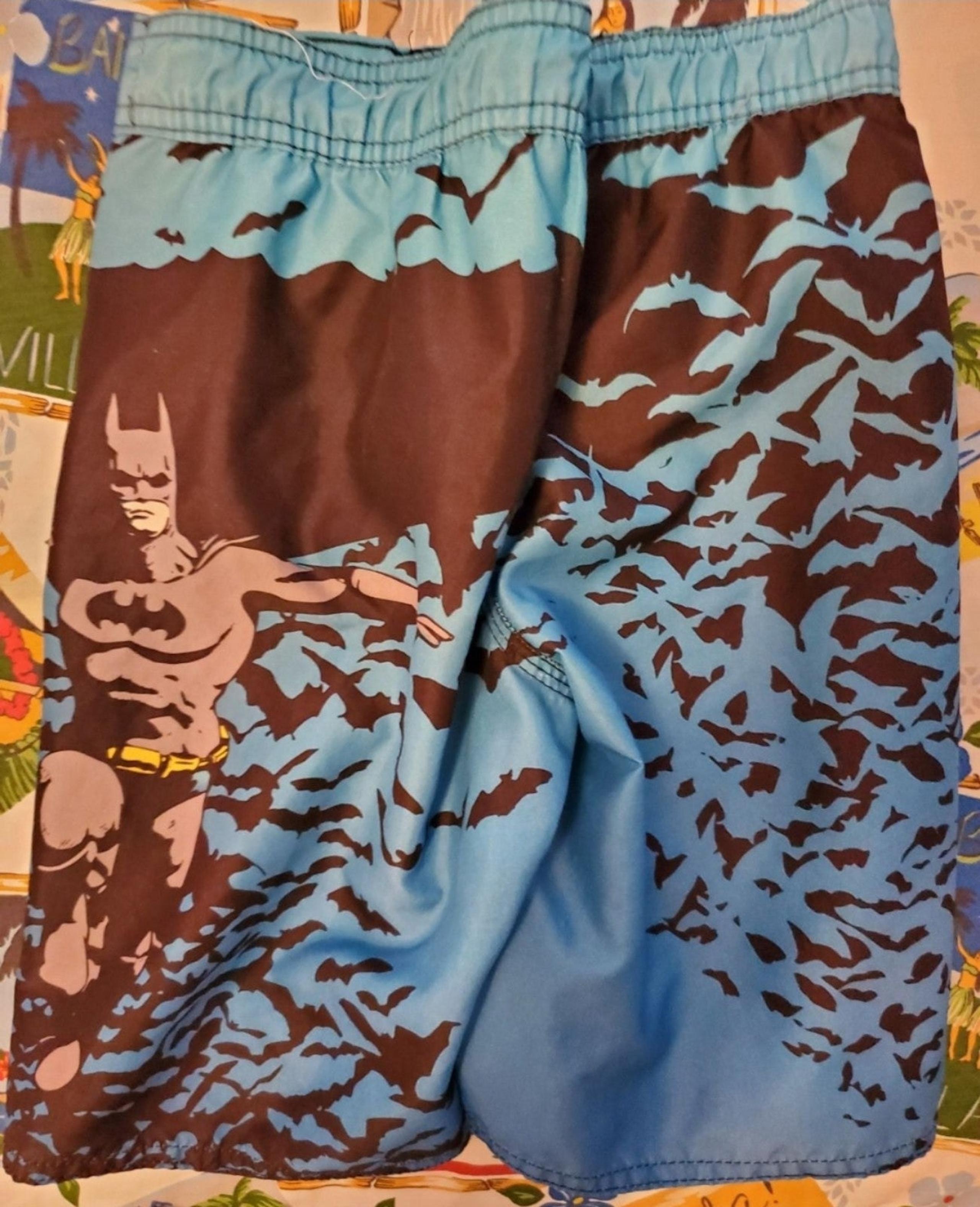 Batman Boys Swim Trunks Size 8 Medium
