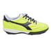 Diadora Calcetto LT Turf Soccer Shoes Neon Yellow Full Grain Leather Men 9.5