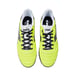 Diadora Calcetto LT Turf Soccer Shoes Neon Yellow Full Grain Leather Men 9.5