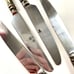 Flatware Stainless Coiled Bronze Service for 8 • 40 Pieces INDIA VINTAGE