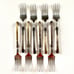 Flatware Stainless Coiled Bronze Service for 8 • 40 Pieces INDIA VINTAGE