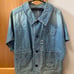 Denim Blue Short Sleeve Jacket