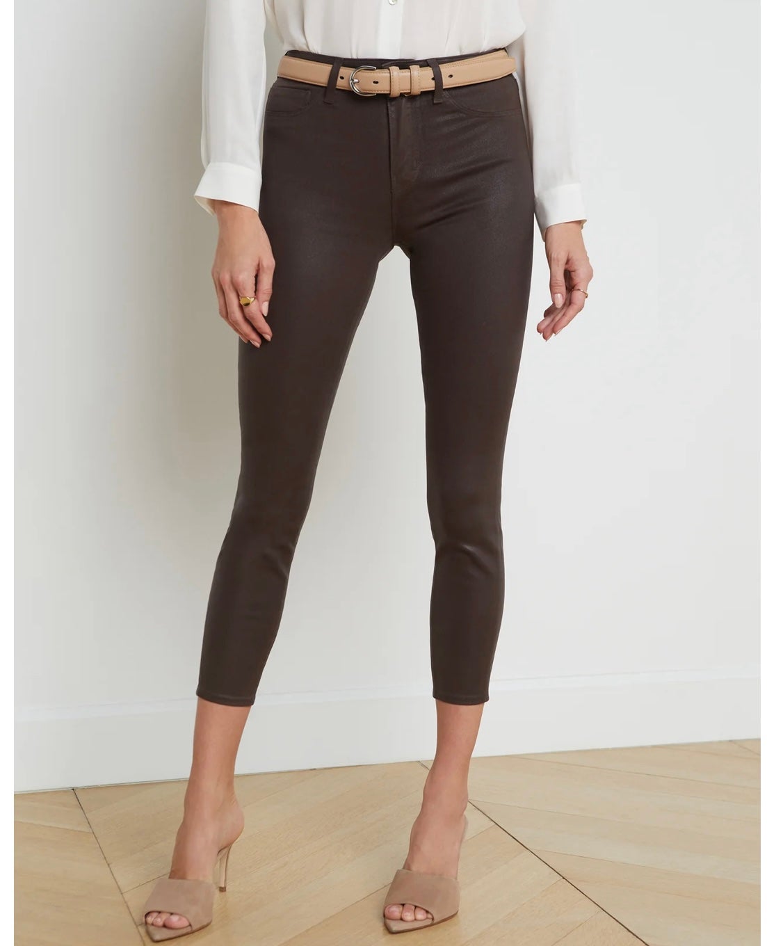 L’agence Margot Expresso Coated Jean, Sz 27