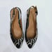 Vionic JADE BOA Snake Print Pointed Toe Sling Back Flats US Size 8.5