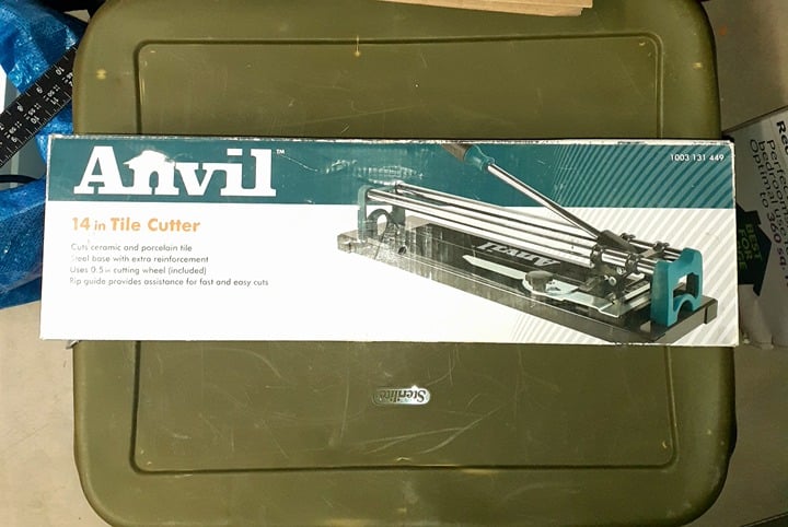 Anvil 14-Inch Tile Cutter
