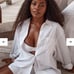 Monday Swimwear NWT La Jolla Shirt White M