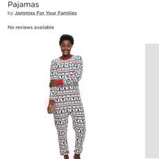 Womens Jammie’s for your families fairisle microfleece 1 piece pajamas size XL