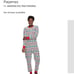 Womens Jammie’s for your families fairisle microfleece 1 piece pajamas size XL