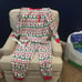 Womens Jammie’s for your families fairisle microfleece 1 piece pajamas size XL