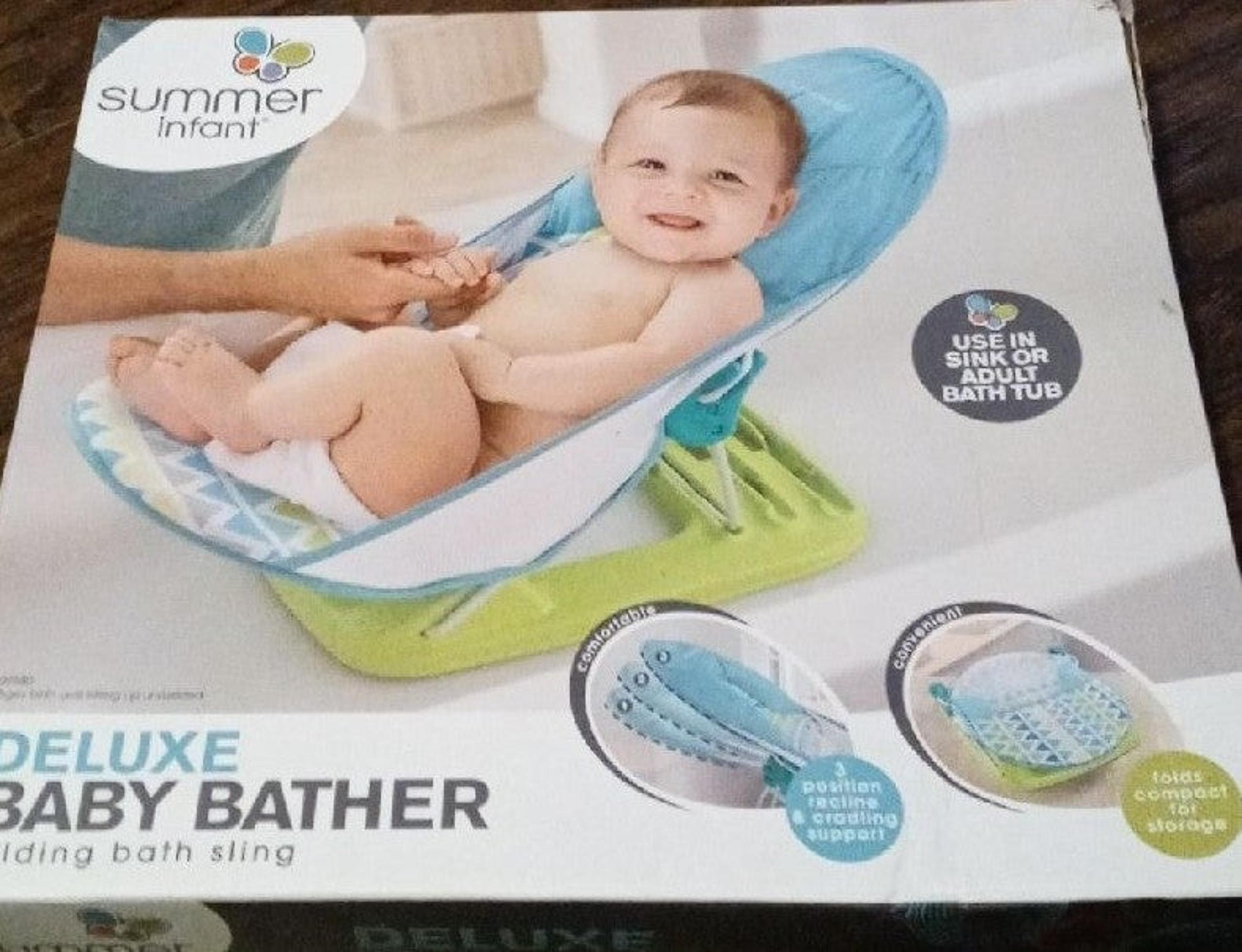 Summer Infant Deluxe Baby Bather folding