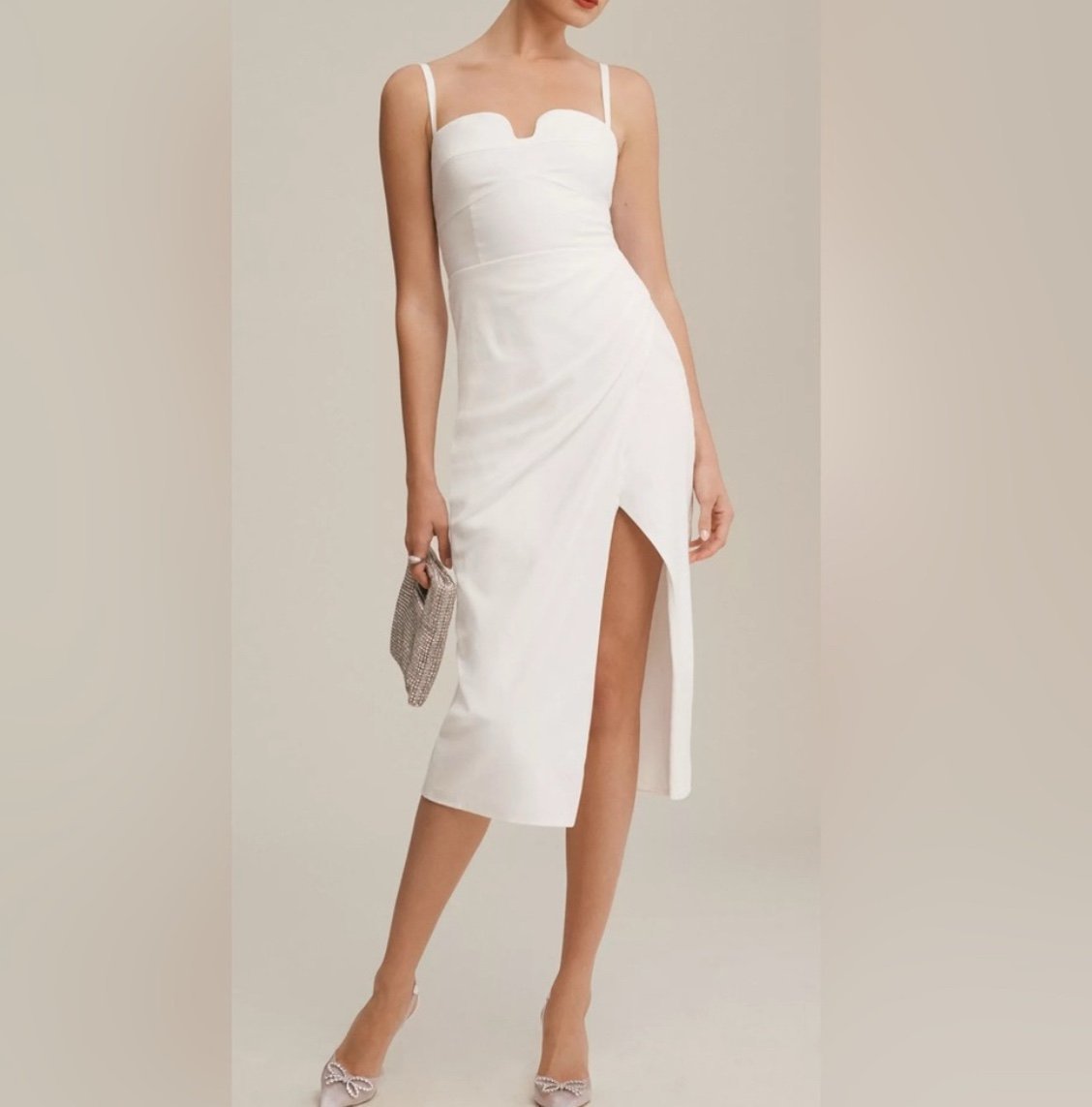 NWT Reformation by Anthropologie Alfred white dress wedding shower size 2