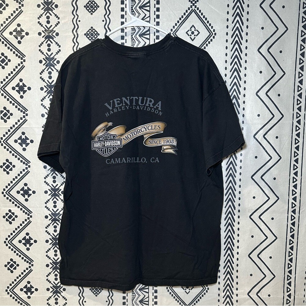 2001 Harley Davidson Tshirt - Ventura,CA - made in the USA size XL
