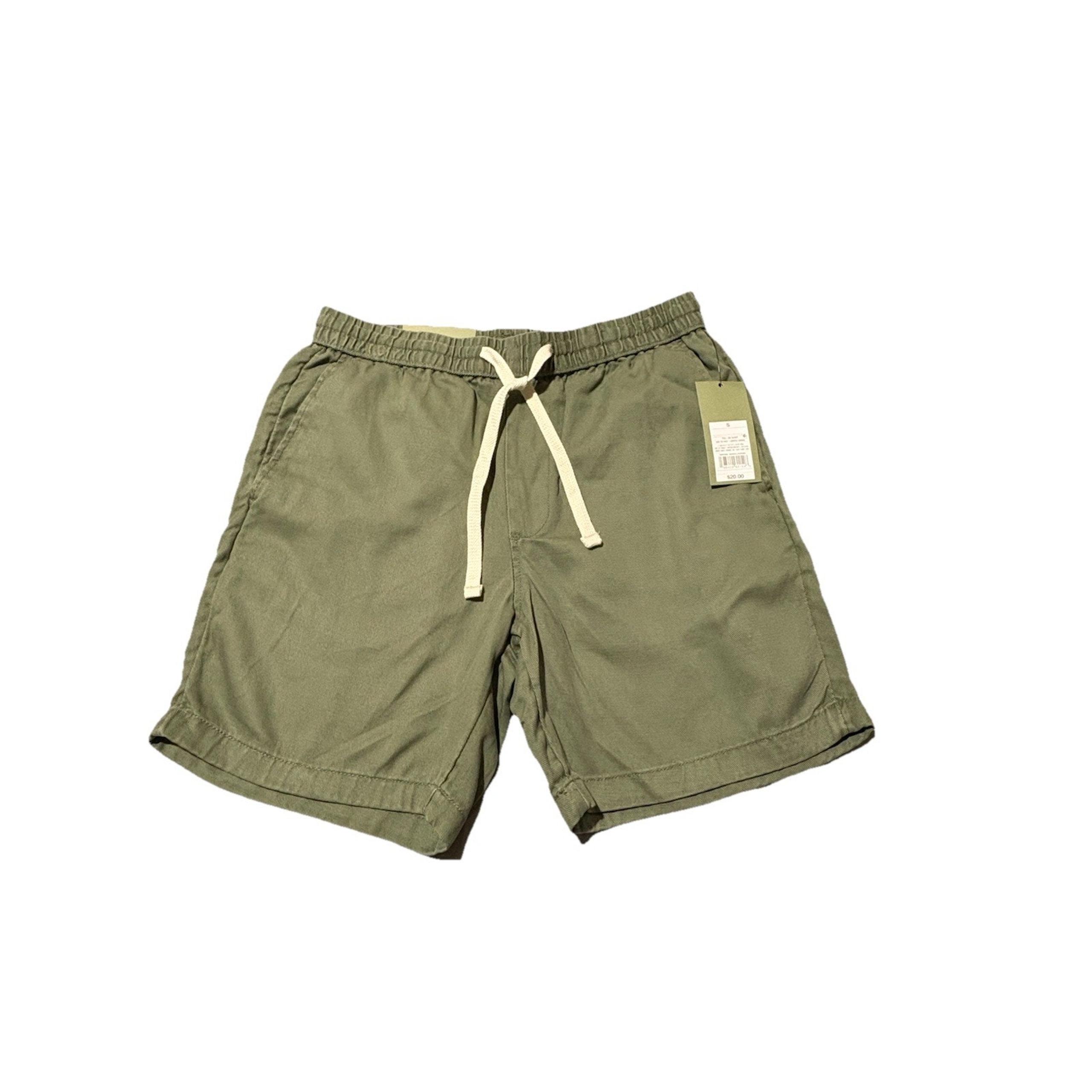 Men's Vintage Style 7" Elevated Washed Pull-On ShortsGoodfellow & Co Green SizeS