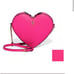 Victorias Secret Pink Heart Crossbody Bag